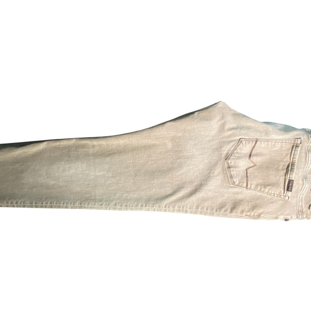 Straight Leg Men's Jeans in Light Beige - Classic Casual